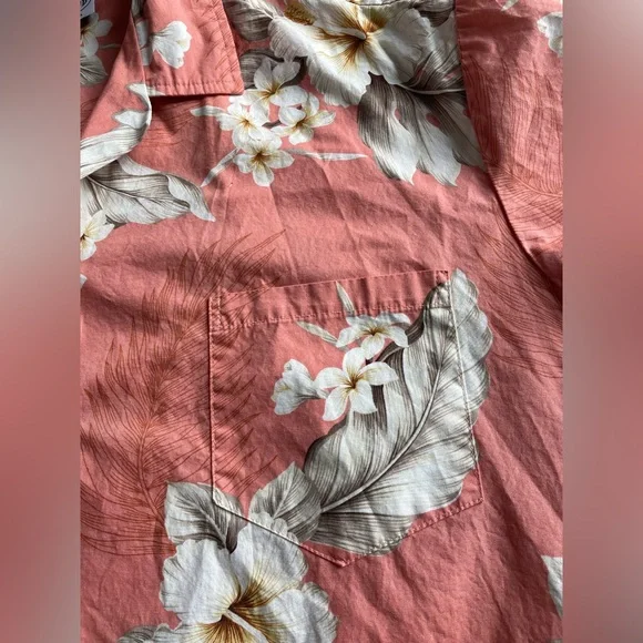 Pacific Legend Shirt Mens 2XL Hawaiian Aloha Cotton Floral Made USA Resort Beach - Picture 6 of 16